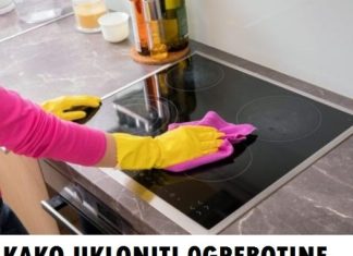 Metode za uklanjanje ogrebotina sa staklene površine peći.