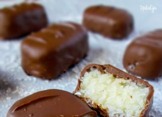 Kokos čokoladice 🥥BOUNTY🥥sa malo sastojka, BRZO I JEDOSTAVNO