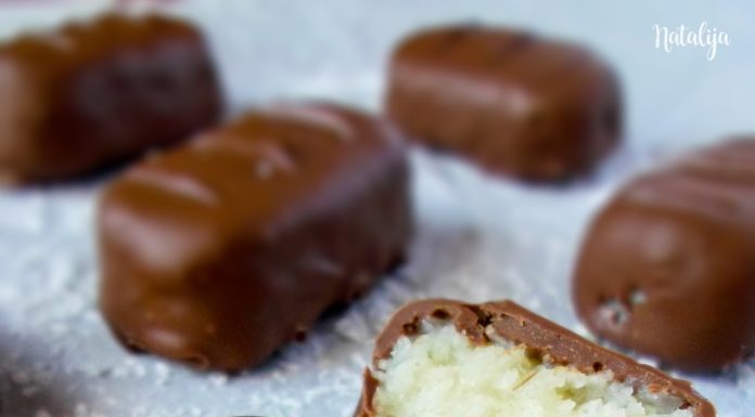 Kokos čokoladice 🥥BOUNTY🥥sa malo sastojka, BRZO I JEDOSTAVNO