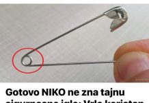 Gotovo NIKO ne zna tajnu sigurnosne igle: Vrlo koristan trik koji ćete sigurno cijeniti!
