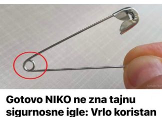 Gotovo NIKO ne zna tajnu sigurnosne igle: Vrlo koristan trik koji ćete sigurno cijeniti!
