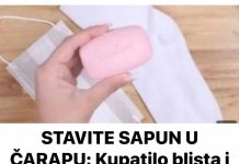STAVITE SAPUN U ČARAPU: Kupatilo sija i miriše nevjerovatnih 50 dana! 😲