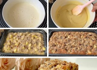 NJEŽNI KOLAČ SA JABUKAMA…Mekan kao duša, jedva sam čekala da podijelim recept sa vama…