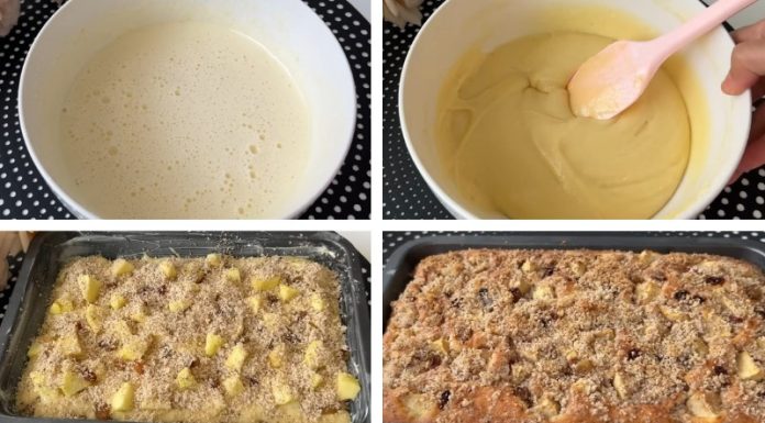 NJEŽNI KOLAČ SA JABUKAMA…Mekan kao duša, jedva sam čekala da podijelim recept sa vama…