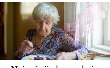 Najvažnija hrana koju biste trebali jesti ako imate više od 60 godina