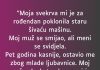 “Moja svekrva mi je za rođendan poklonila staru šivaću mašinu”.
