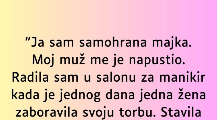 “Ja sam samohrana majka…”