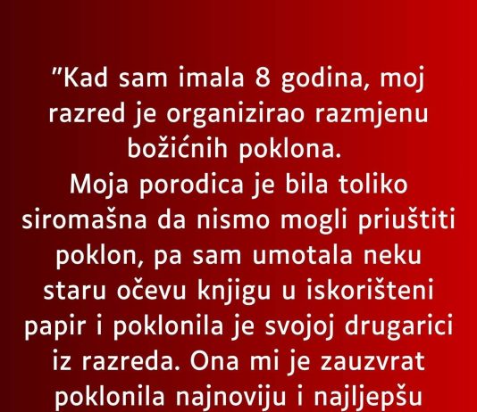 “Kad sam imala 8 godina…”