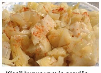 Kiseli kupus vam je previše slan, samo ubacite ovo u bure i riješićete problem: Nije krompir