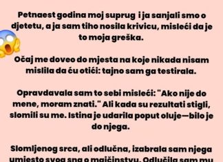 “Petnaest godina moj suprug David i ja sanjali smo o djetetu…”