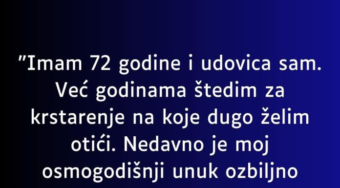 “Imam 72 godine i udovica sam…”
