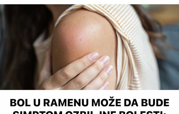 BOL U RAMENU MOŽE DA BUDE SIMPTOM OZBILJNE BOLESTI: Ako imate iove tegobe, obavezno kod ljekara