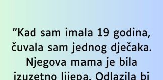 “Kad sam imala 19 godina…”