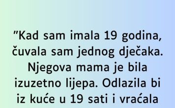 “Kad sam imala 19 godina…”