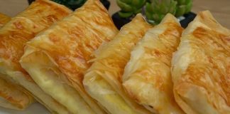 Ova pita sa sirom je tako ukusna da mogu da je pravim svaki dan! Brz i jednostavan recept..