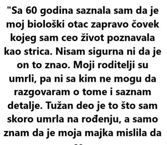 „Odrasla sam u laži“: Uradila je DNK test iotkrila strašnu tajnu koja se u porodici čuvala 60 godina