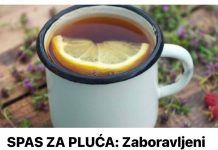 SPAS ZA PLUĆA Zaboravljeni domaći čaj momentalno čisti pluća i zaustavlja kašalj preko noći