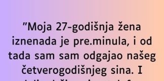 “Moja 27-godišnja žena iznenada je pre.minula…”