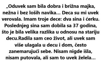Ostavila sam sve, uselila se u garsonjeru, sa jednim koferom: