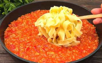 0VAJ RUČAK SVI 0B0ŽAVAJU – tjestenina sa B0L0GNESE S0S0M koji su uvijek pun P0G0DAK!