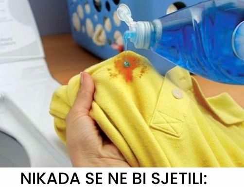 Nikada se ne bi sjetili: Sve fleke sa odjeće skida 1 sredstvo koje svi imamo u kući
