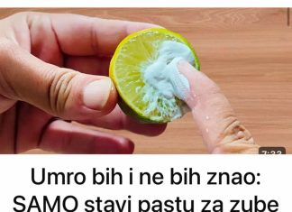 Umro bih i ne bih znao: SAMO stavi pastu za zube na limun i nikad više neću imati ovaj problem