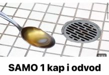 Sa samo jednom kapi, odvod ostaje bez začepljenja i neugodnih mirisa.