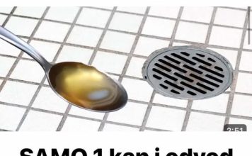 Sa samo jednom kapi, odvod ostaje bez začepljenja i neugodnih mirisa.