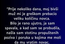 “Prije nekoliko dana…”