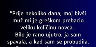 “Prije nekoliko dana…”