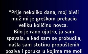 “Prije nekoliko dana…”