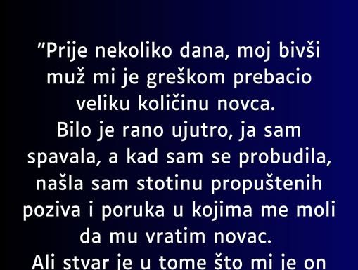 “Prije nekoliko dana…”