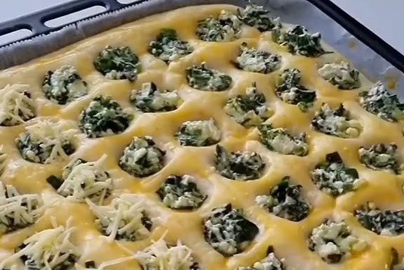 PECIVO MEKO KAO DUŠA- PUNJENO SIROM I ŠPINATOM🥬