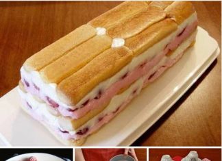 VOĆNI KOLAČ SA PIŠKOTAMA ZA 10 MINUTA: