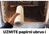 UZMITE papirni ubrus istavite ga upećnicu: ODAVNO nisam vidio bolju kuhinjsku ideju!