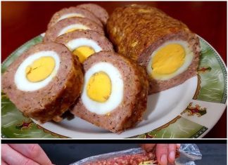 ROLAT OD MLJEVENOG MESA S KUHANIM JAJIMA