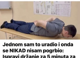 Jednom sam to uradio i 0NDA se NIKAD nisam P0GRBI0: Ispravi držanje za 5 minuta za CI0 ŽIV0T!