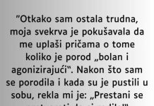 “Otkako sam ostala trudna…”