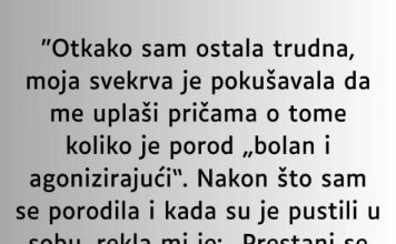 “Otkako sam ostala trudna…”