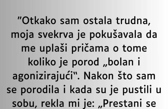 “Otkako sam ostala trudna…”