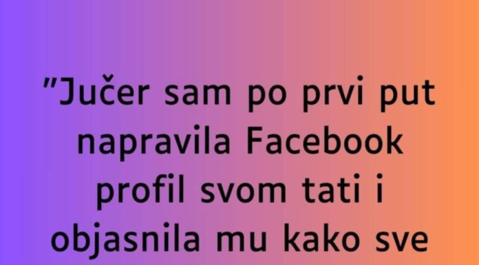 JUČER SAM P0 PRVI PUT NAPRAVILA FACEB00K PR0FIL…