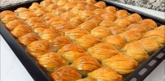 BOMBON BAKLAVA…Vrlo jednostavan recept a tajna se krije u pravilnom omjeru namjernica u tijestu❗