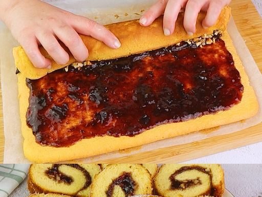 🍑 MEKAN I HRSKAV ROLAT SA PEKMEZOM OD ŠLJIVA I ORASIMA: UKUSNA KOMBINACIJA I TEKSTURA! 😍