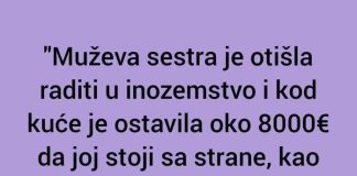 Muževa sestra je otišla raditi u inozemstvo…”