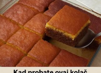 KADA JEDN0M PR0BATE 0VAJ K0LAČ, STALN0 ĆETE GA PRAVITI