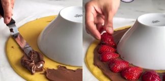 KOLAČ OD NUTELLE I JAGODA…