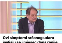 Ovi simptomi srčanog udara javljaju se i mjesec dana ranije, A 1 NESUMNJIVO UKAZUJE NA INFARKT: Tvrdi dr Miljko Ristić i otkriva kako spriječiti fatalne posljedice