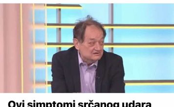 Ovi simptomi srčanog udara javljaju se i mjesec dana ranije, A 1 NESUMNJIVO UKAZUJE NA INFARKT: Tvrdi dr Miljko Ristić i otkriva kako spriječiti fatalne posljedice