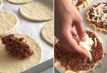 📌 TIJESTO GOTOVO ZA 15 MINUTA…Mini pice sa mljevenim mesom i sirom…❗