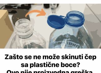 Zašto se ne može skinuti čep sa plastične boce?